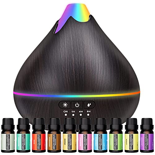  BZseed Aromatherapy Essential Oil Diffuser, 550ml