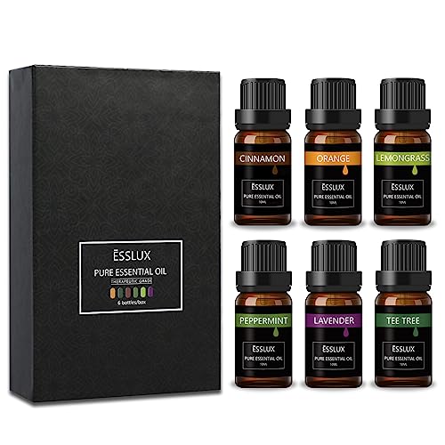 Essential Oils Set - Top 6 Aromatherapy Oils for Diffuser
