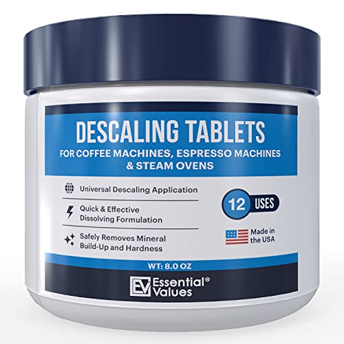 Essential Values Coffee Cleaner Descaling Tablets