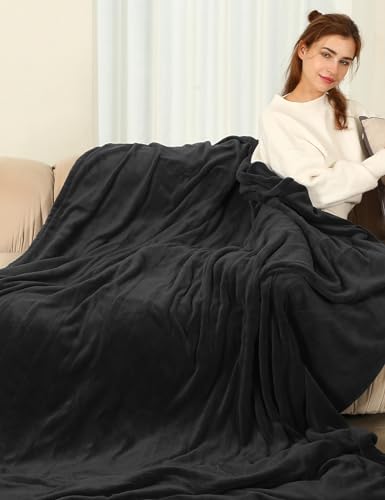 ESTINGO Electric Blanket Full Size - Cozy Coral Fleece Heated Blanket