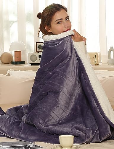 ESTINGO Full Size Electric Blanket with 6 Heating Levels and Adjustable Timer