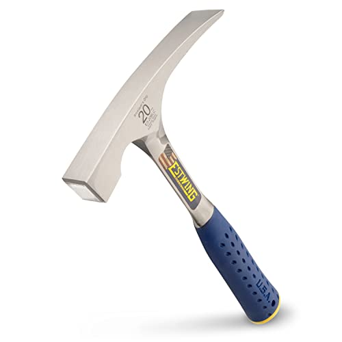Estwing E3-20BLC 20 oz Mason's Hammer with Shock Reduction Grip