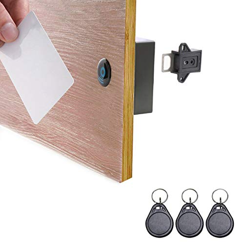 ETEKJOY RFID Cabinet Lock Hidden DIY for Wooden Cabinets