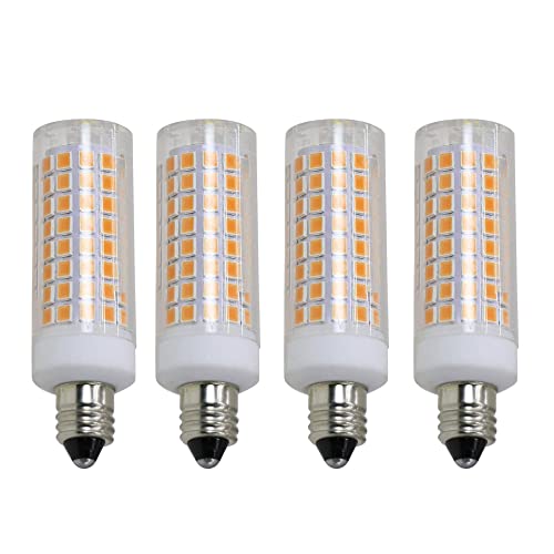 ETHT e11 led Bulb 100w Equivalent dimmable,Warm White Pack of 4 (E11 3000K)