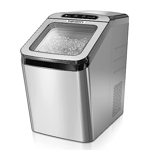 EUHOMY Nugget Ice Maker Countertop - Efficient and Convenient