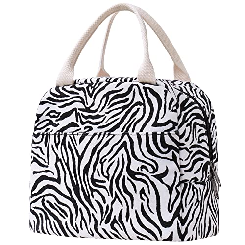 EurCross Trendy Zebra Lunch Bag for Women