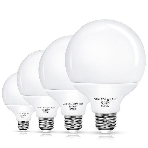 EvaStary G25 LED Globe Light Bulbs