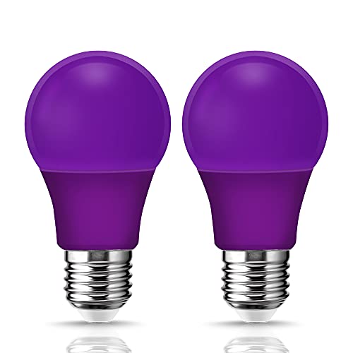 EvaStary Purple LED Light Bulbs