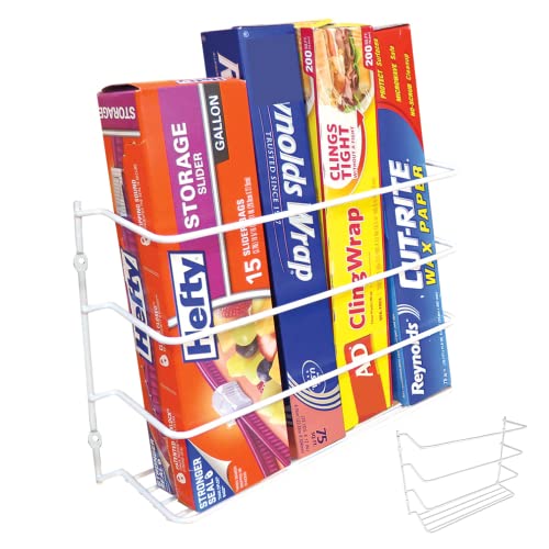 Evelots Plastic and Foil Wrap Organizer