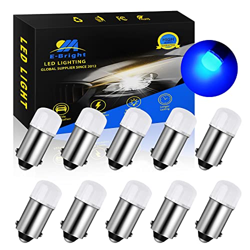 EverBright BA9S Blue LED Lights Pack of 10