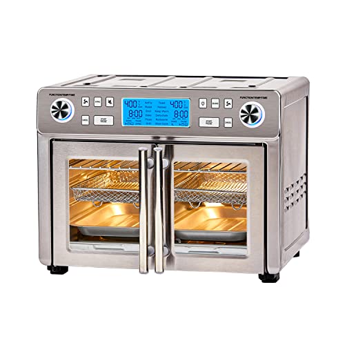 R.W.FLAME 26.4QT Air Fryer Oven, 2 in 1 Toaster Oven Combo, – Deal