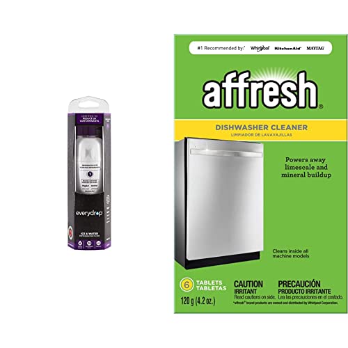 Everydrop Ice and Water Refrigerator Filter & Affresh Dishwasher Cleaner