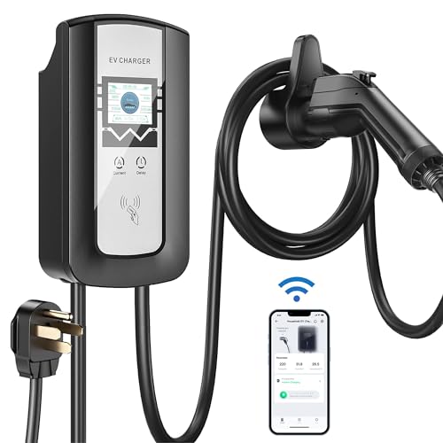 Evjuicion Level 2 EV Charger with WiFi App and Delay Timer
