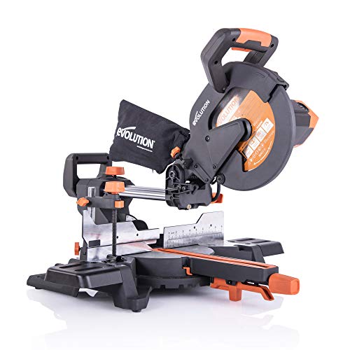 Evolution Power Tools R255SMS+ 10" Compound Miter Saw Plus