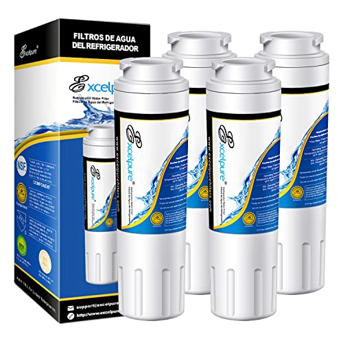 EXCELPURE UKF8001 Replacement for Whirlpool FILTER 4 - Clean and Pure Water for Your Refrigerator