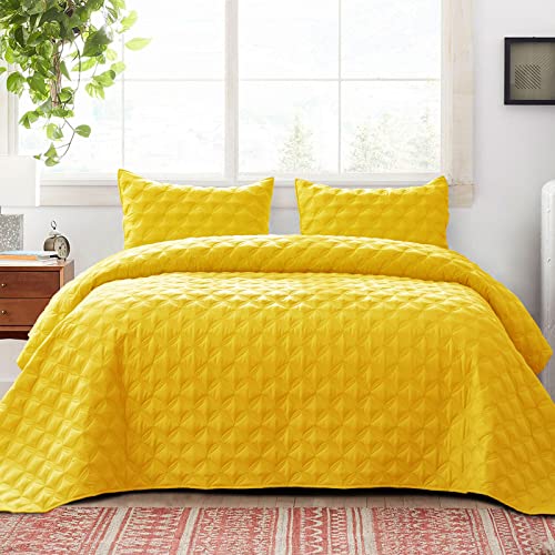 Exclusivo Mezcla Yellow Quilt Set