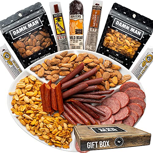 Exotic Jerky and Nut Gift Basket