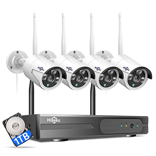Expandable 10CH Hiseeu Wireless Security Camera System