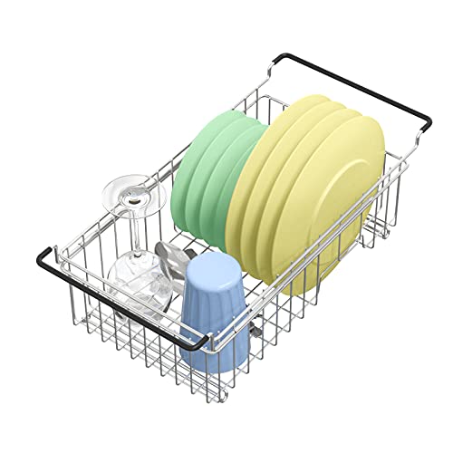 Expandable Dish Drying Rack Over The Sink