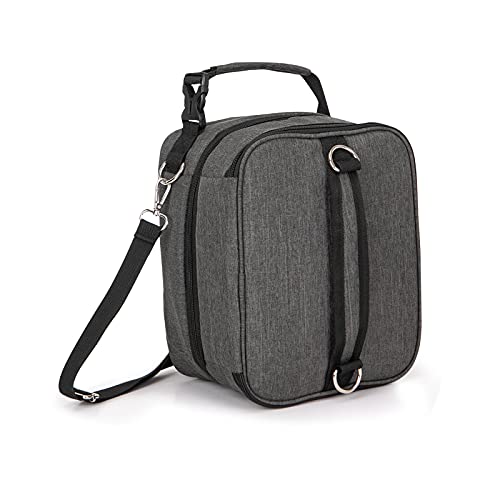 Expandable Lunch Bag with Shoulder Strap, Water-resistant Lunch box