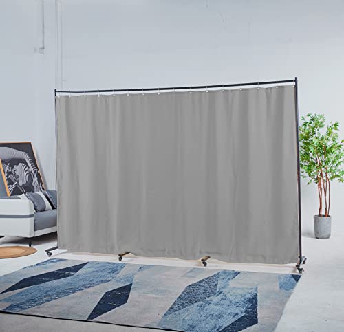 Expandable Privacy Screen Partition with Magnetic Sunshade for Bedrooms and Offices