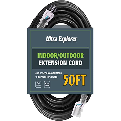 Explorer Lighted Outdoor Extension Cord - 50ft
