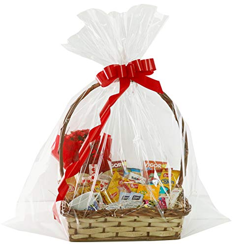 Extra Large Cellophane Bags for Gift Baskets