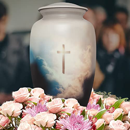 Extra Large Urn - Cross in Sky Cremation Urn