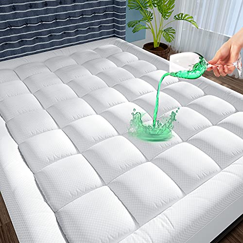 JTE Extra Thick Waterproof Queen Size Mattress Pad