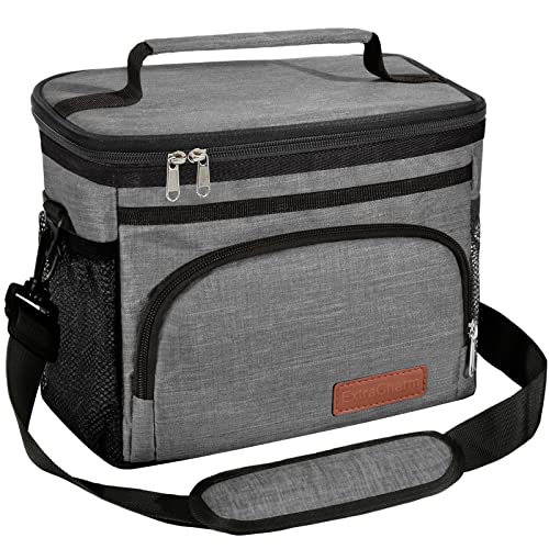ExtraCharm Insulated Lunch Bag - Reusable Cooler Tote Bag