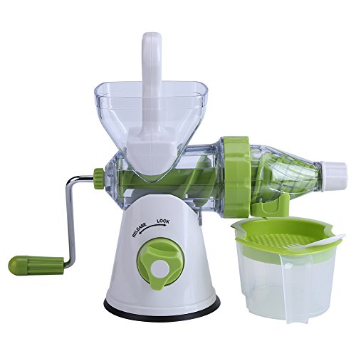 Extractor, eco-friendly Kitchen Juicer, Manual Hand Crank Juicer, Plastic travel