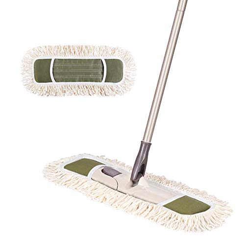 2-in-1 Reusable Dust Mop with Adjustable Handle