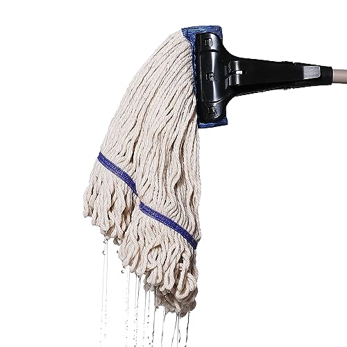 Industrial Looped-End Wet Mop with Telescopic Handle