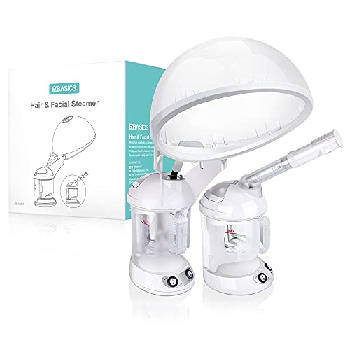 EZBASICS 2 in 1 Ion Facial Steamer with Extendable Arm