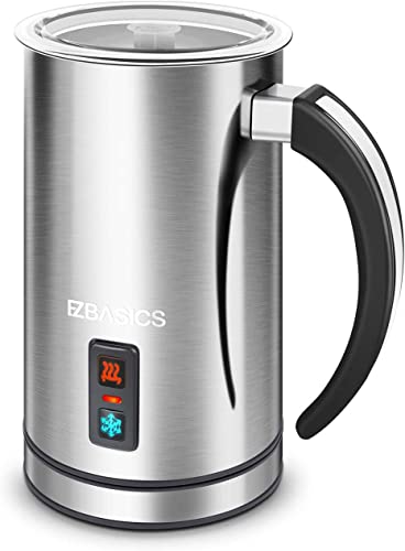 EZBASICS Milk Frother Stainless Steel Electric Steamer