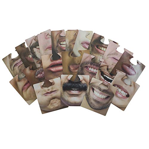 Face Mask Drink Coasters - Novelty Party Favors