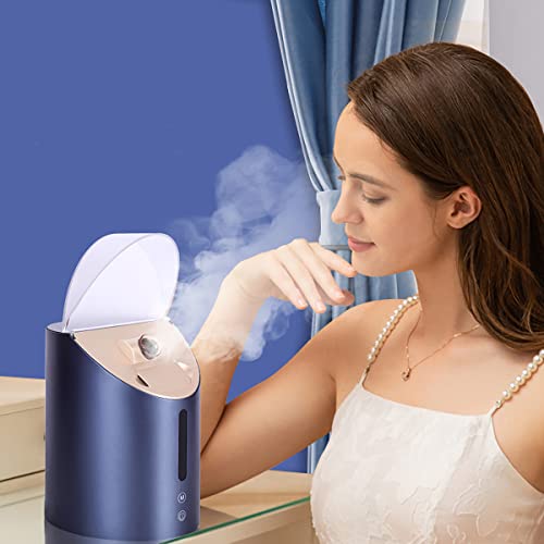 Facial Steamer DENFANY Nano Steamer Ionic Hot & Cool Mist Home SPA