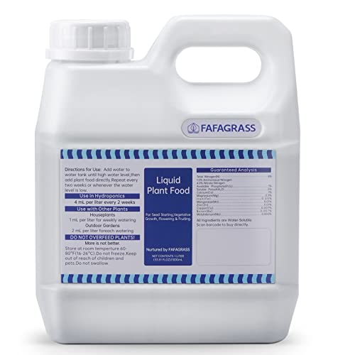 FAFAGRASS Organic Liquid Fertilizer for Indoor Garden Vegetables