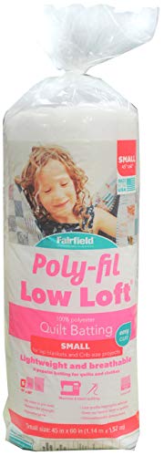 Fairfield Poly-Fil Low-Loft Batting Crib 45" X 60"