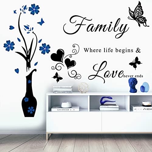 Family Quote Vinyl Wall Decal for Home Decor