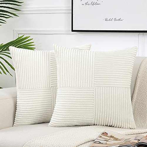Fancy Homi Cream White Decorative Pillow Covers