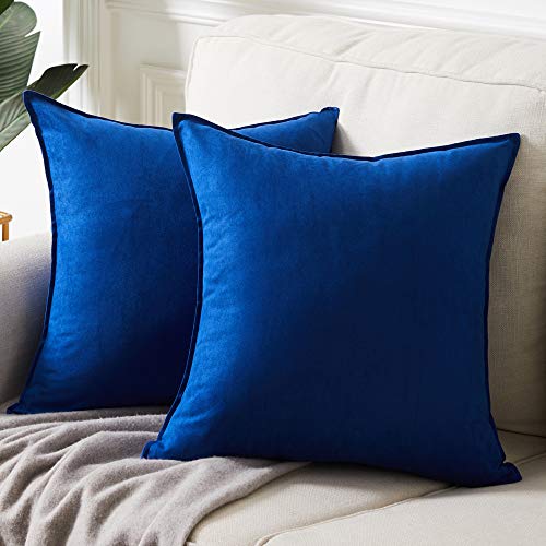 Fancy Homi Premium Faux Suede Decorative Pillow Covers