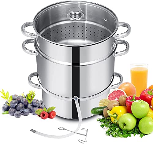 FANTASK 11-Quart Steam Juicer for Cooking Fruit Vegetable