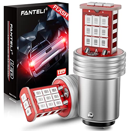 FANTELI 1157 LED Bulb Flashing Brake Lights