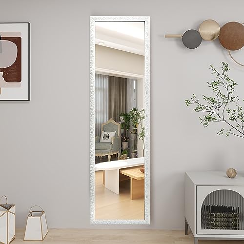 FANYUSHOW Door Mirror - White Full Length Mirror
