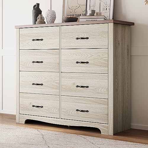 Farmhouse Dresser Chest with Wide Drawers