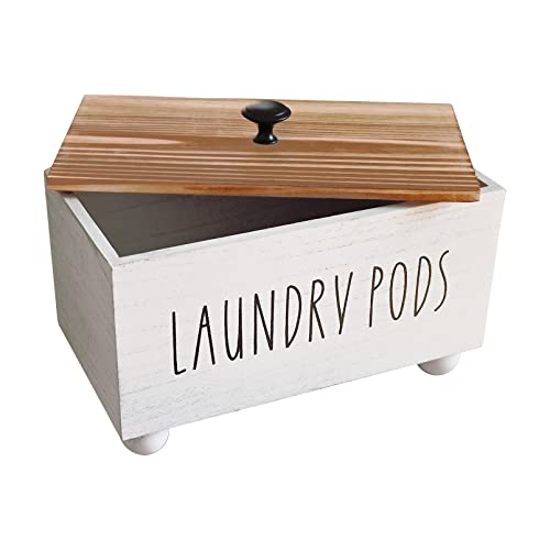 Farmhouse Laundry Pods Container