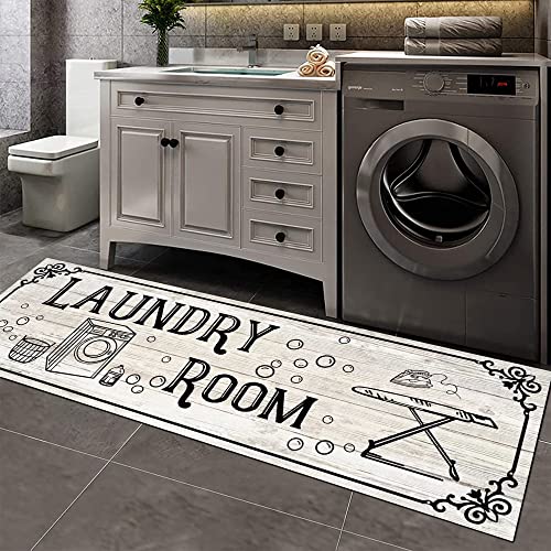 Farmhouse Laundry Room Rug Runner