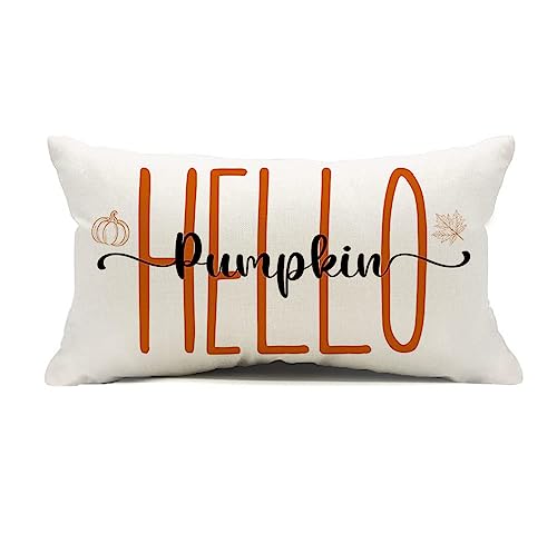Autumn Harvest Maple Leaf Decorative Pillow Covers by Faromily