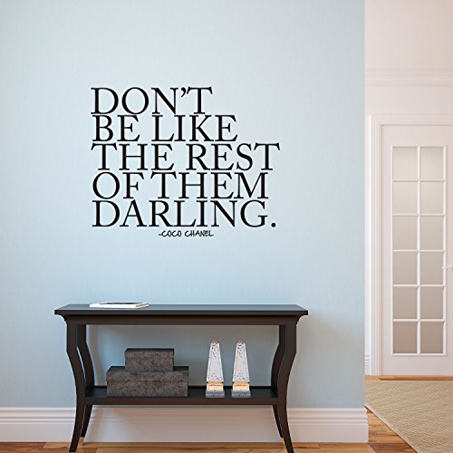 Fashion Quotes Vinyl Decal